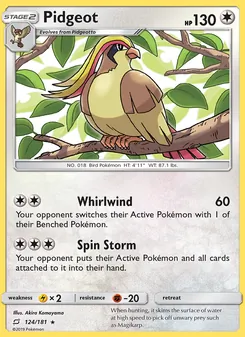 Pidgeot (Team Up #124)