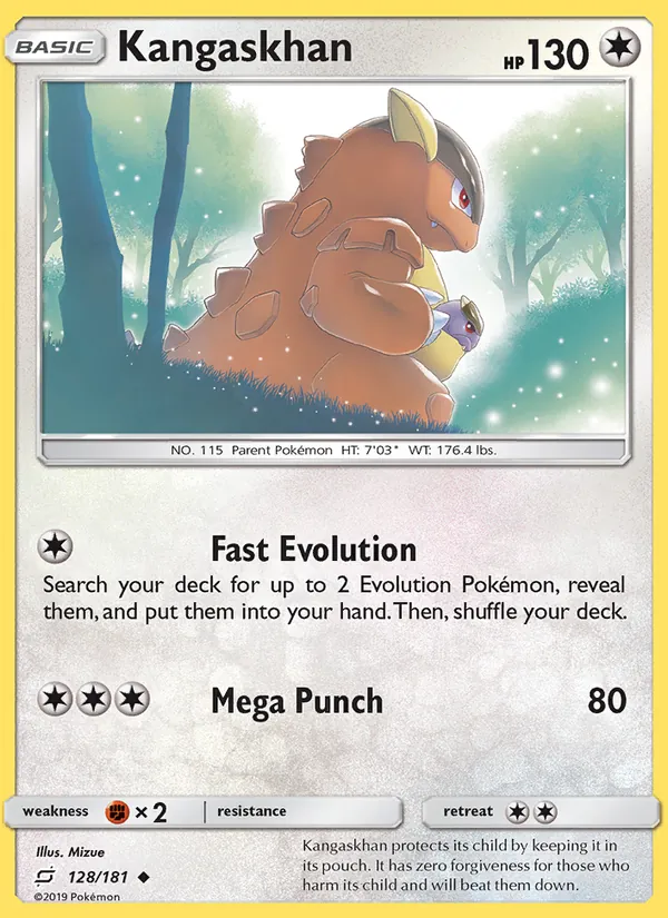 Kangaskhan — Team Up #128 (Pokémon TCG card)