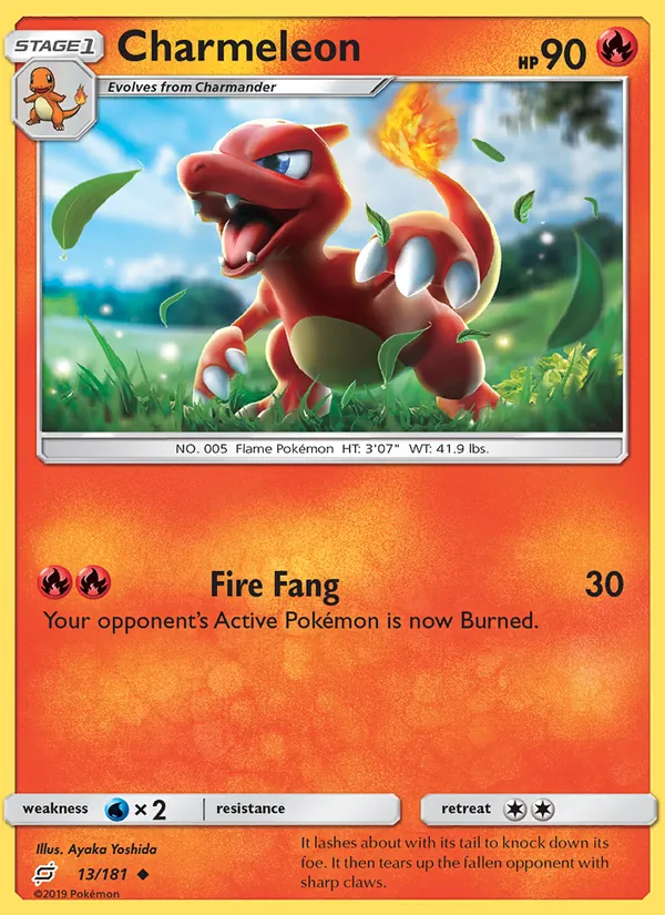 Charmeleon — Team Up #13 (Pokémon TCG card)