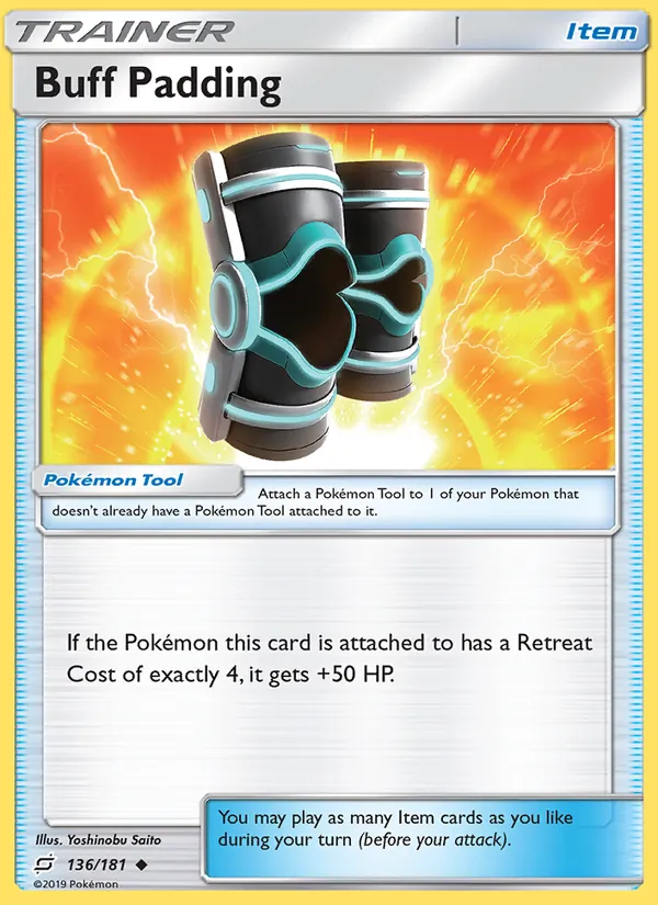 Buff Padding — Team Up #136 (Pokémon TCG card)