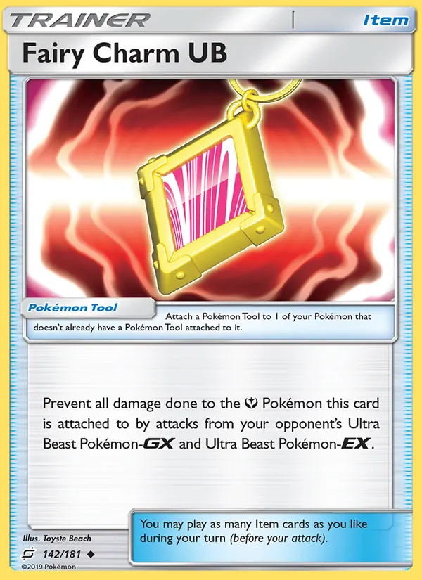 Fairy Charm UB — Team Up #142 (Pokémon TCG card)