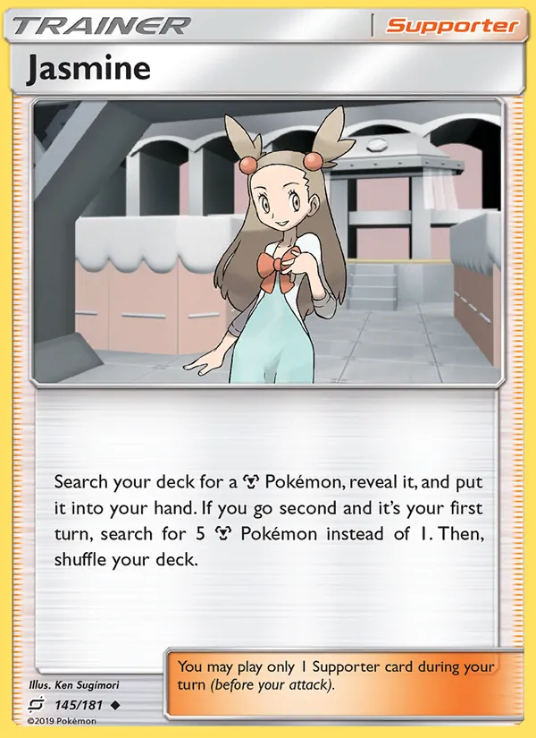 Jasmine — Team Up #145 (Pokémon TCG card)