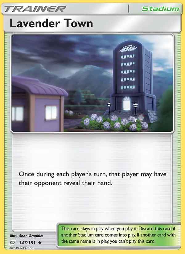 Lavender Town — Team Up #147 (Pokémon TCG card)