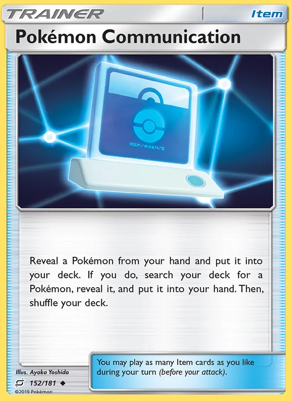 Pokémon Communication — Team Up #152 (Pokémon TCG card)