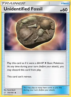 Unidentified Fossil (Team Up #155)