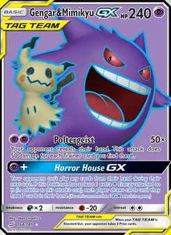 Gengar & Mimikyu GX (Team Up #164)