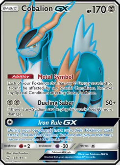 Cobalion GX (Team Up #168)