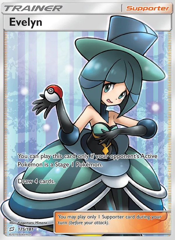Evelyn — Team Up #175 (Pokémon TCG card)