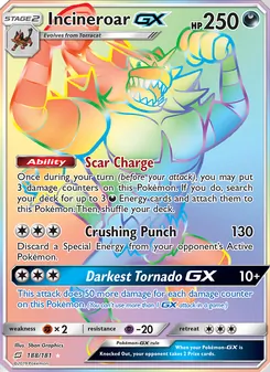 Incineroar GX (Team Up #188)