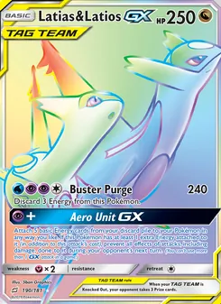 Latias & Latios GX (Team Up #190)