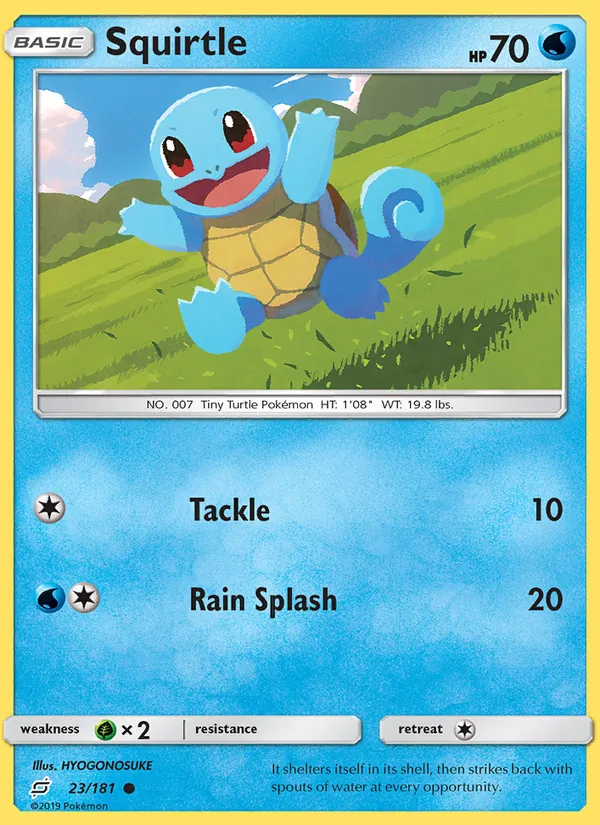 Squirtle — Team Up #23 (Pokémon TCG card)