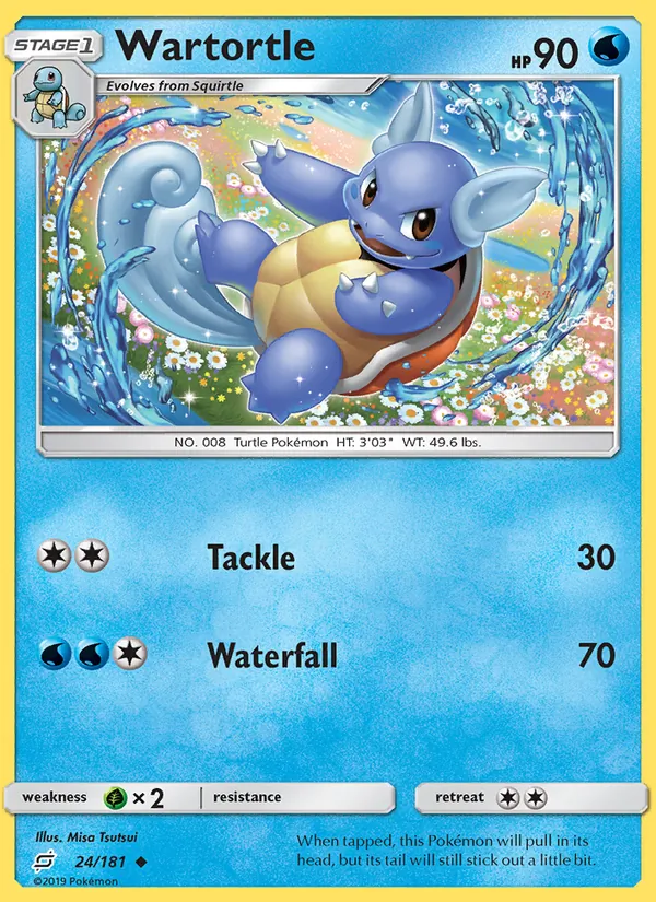 Wartortle — Team Up #24 (Pokémon TCG card)