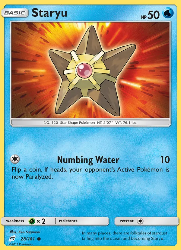 Staryu — Team Up #28 (Pokémon TCG card)