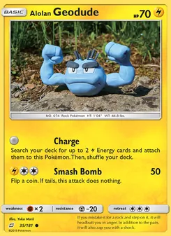 Alolan Geodude (Team Up #35)