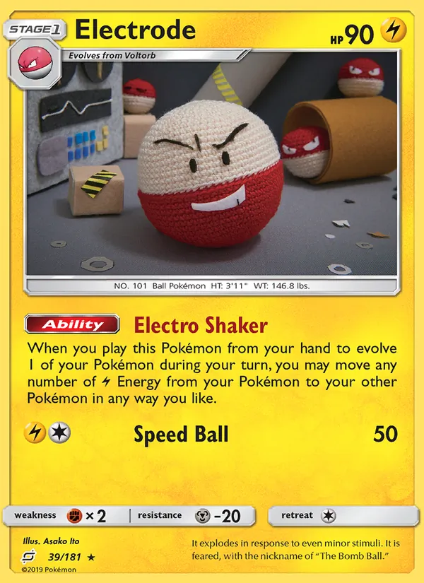 Electrode — Team Up #39 (Pokémon TCG card)