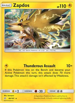 Zapdos (Team Up #40)