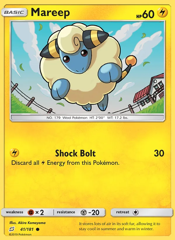 Mareep — Team Up #41 (Pokémon TCG card)
