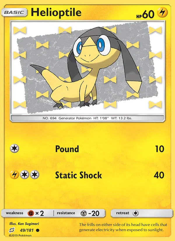 Helioptile — Team Up #49 (Pokémon TCG card)
