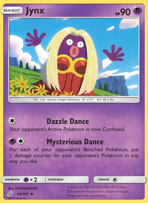 Jynx — Team Up #68 (Pokémon TCG card)