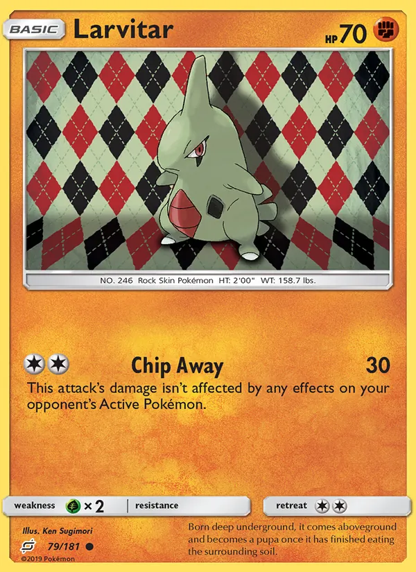 Larvitar — Team Up #79 (Pokémon TCG card)