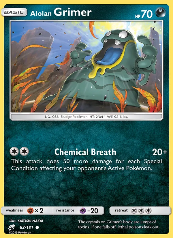 Alolan Grimer — Team Up #83 (Pokémon TCG card)