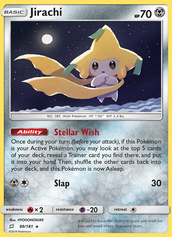 Jirachi — Team Up #99 (Pokémon TCG card)
