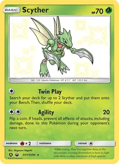 Scyther (Hidden Fates Shiny Vault #SV1)