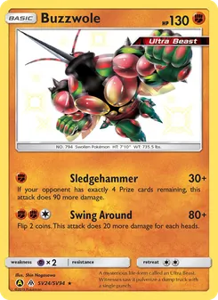 Buzzwole (Hidden Fates Shiny Vault #SV24)