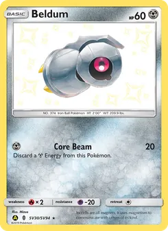 Beldum (Hidden Fates Shiny Vault #SV30)