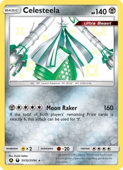Celesteela (Hidden Fates Shiny Vault #SV32)