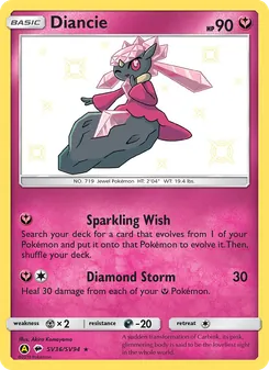 Diancie (Hidden Fates Shiny Vault #SV36)
