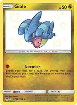 Gible (Hidden Fates Shiny Vault #SV38)