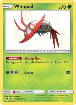Wimpod (Hidden Fates Shiny Vault #SV4)