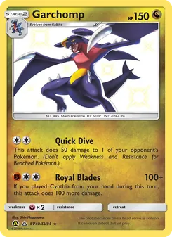 Garchomp (Hidden Fates Shiny Vault #SV40)