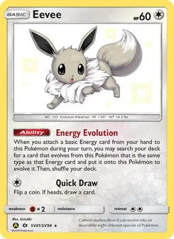 Eevee (Hidden Fates Shiny Vault #SV41)