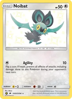 Noibat (Hidden Fates Shiny Vault #SV43)