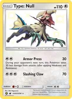 Type: Null (Hidden Fates Shiny Vault #SV45)
