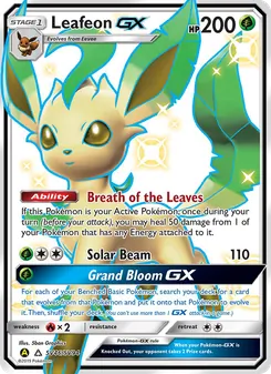 Leafeon-GX (Hidden Fates Shiny Vault #SV46)
