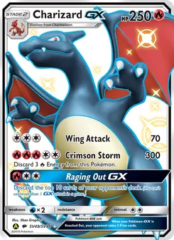 Charizard-GX (Hidden Fates Shiny Vault #SV49)