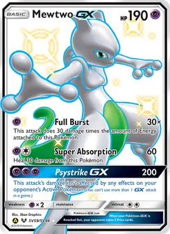 Mewtwo-GX (Hidden Fates Shiny Vault #SV59)
