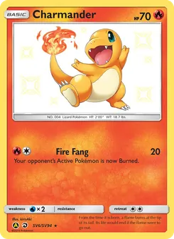 Charmander (Hidden Fates Shiny Vault #SV6)