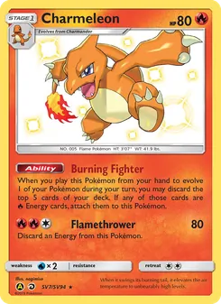 Charmeleon (Hidden Fates Shiny Vault #SV7)