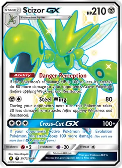 Scizor-GX (Hidden Fates Shiny Vault #SV72)
