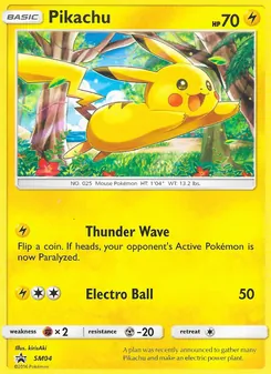 Pikachu (SM Black Star Promos #SM04)