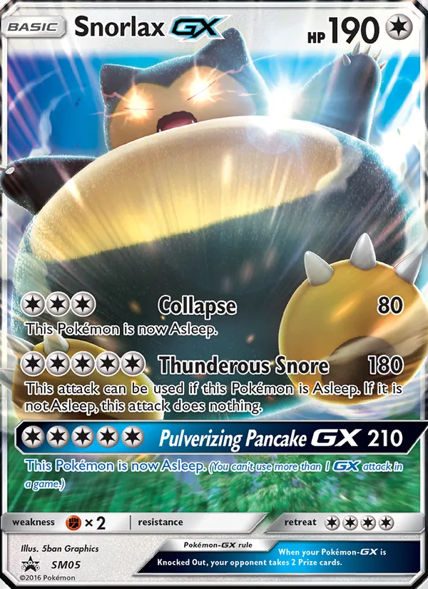 Snorlax GX — SM Black Star Promos #SM05 (Pokémon TCG card)