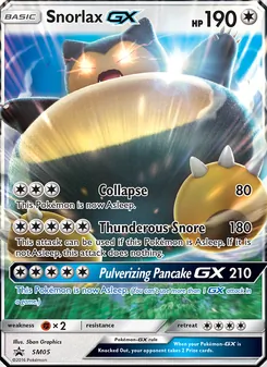 Snorlax GX (SM Black Star Promos #SM05)