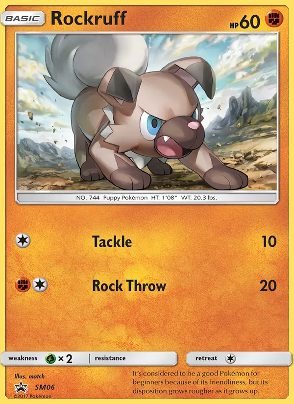 Rockruff — SM Black Star Promos #SM06 (Pokémon TCG card)