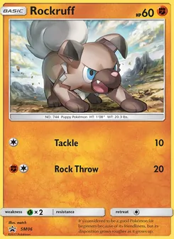 Rockruff (SM Black Star Promos #SM06)