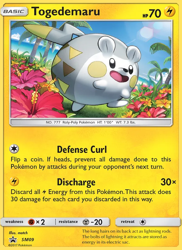 Togedemaru — SM Black Star Promos #SM09 (Pokémon TCG card)