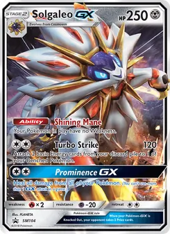 Solgaleo GX (SM Black Star Promos #SM104)